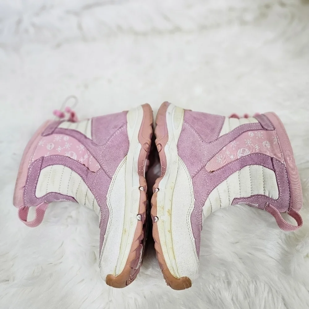 Timberland girls boots pink and white sz.2.5